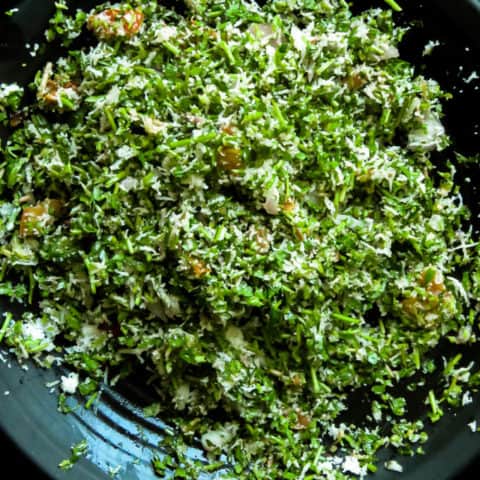 Sri Lankan gotu kola(pennywort)salad.