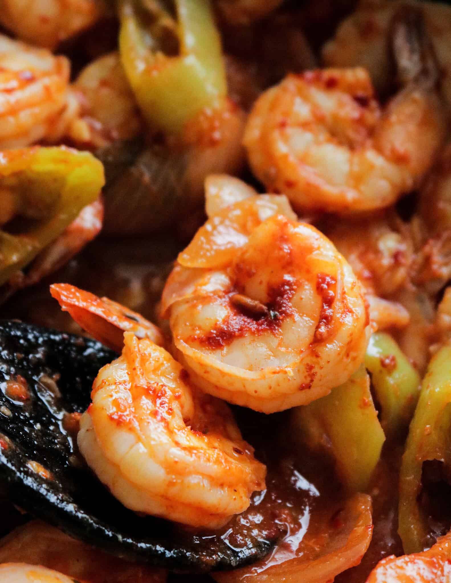 Sri Lankan Devilled Prawns(Spicy prawns). | ISLAND SMILE