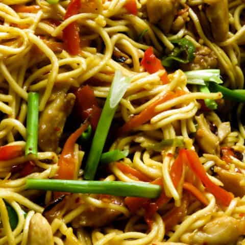 Chicken lo mein(one pot meals). | ISLAND SMILE