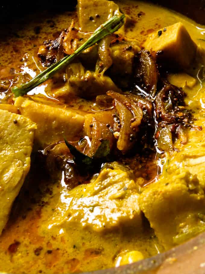 Sri Lankan jackfruit curry.