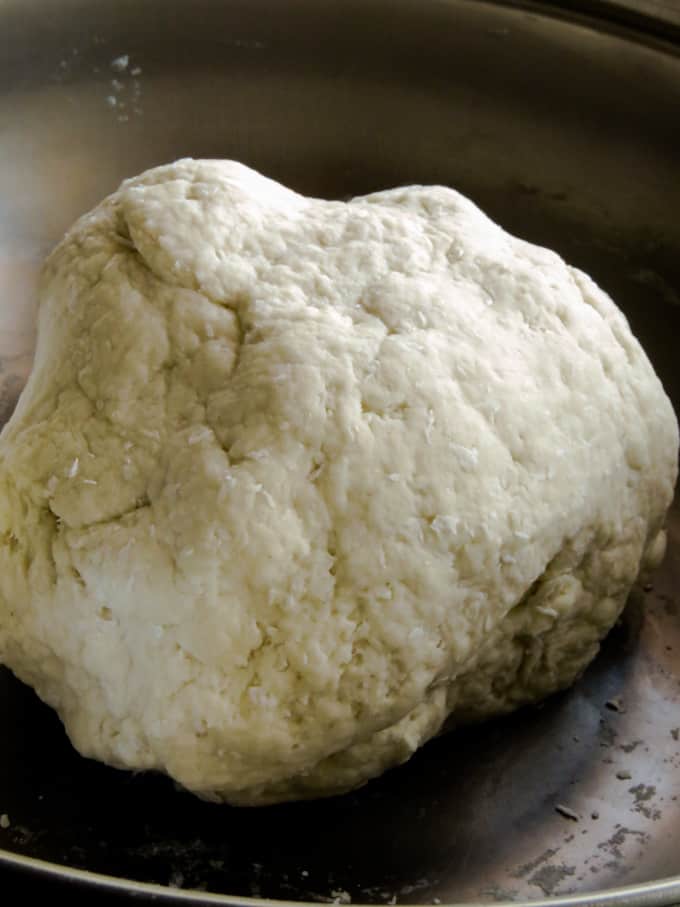 made dough for the pol roti. Sri Lankan recipe.