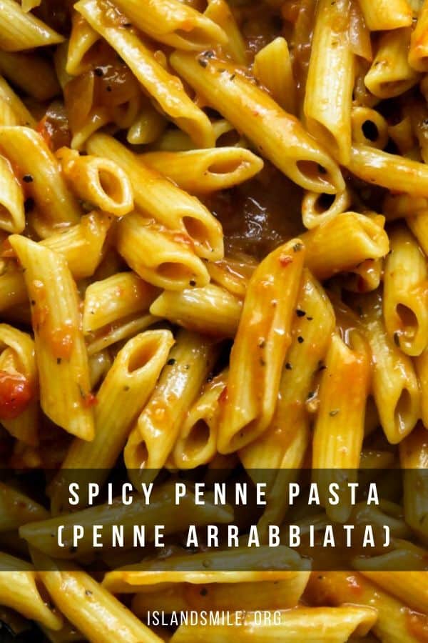 Spicy penne pasta(penne arrabbiata). A one-pot dinner that comes together with a few easy steps to saves you time and money. This pasta recipe is one of those weeknight meal ideas that you can easily make with a few ingredients.