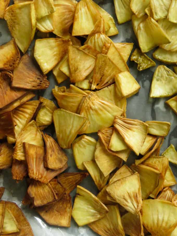 deep fried breadfruit chips.