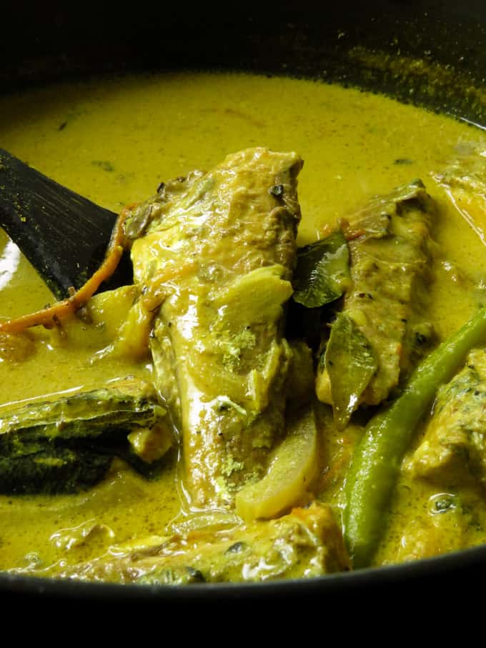 Sri Lankan pepper fish curry.