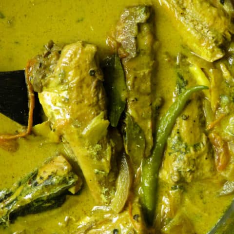 Jack mackerel pepper fish curry(Sri Lankan).