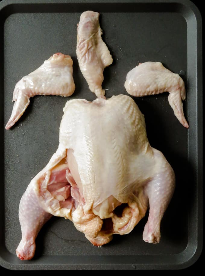 How To Cut A Whole Chicken For Grilling Baking And Curries Island Smile