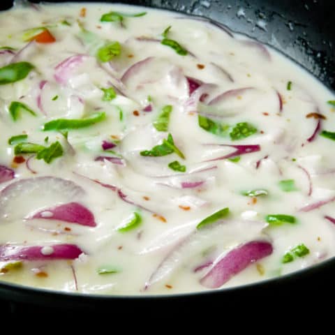 coconut milk onion sambol.