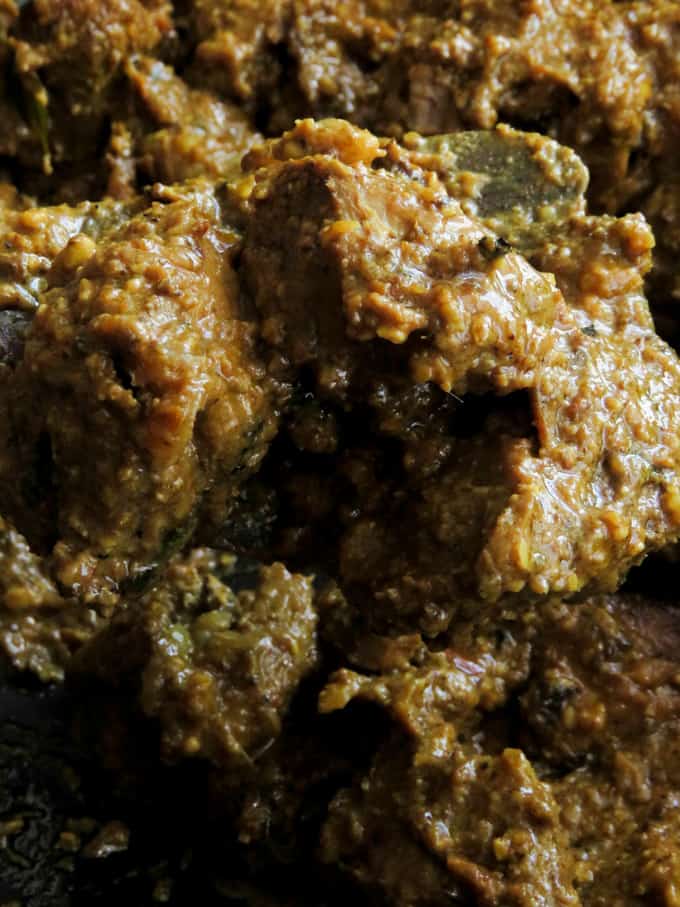 beef korma curry(slow cooked Indian beef curry). ISLAND SMILE