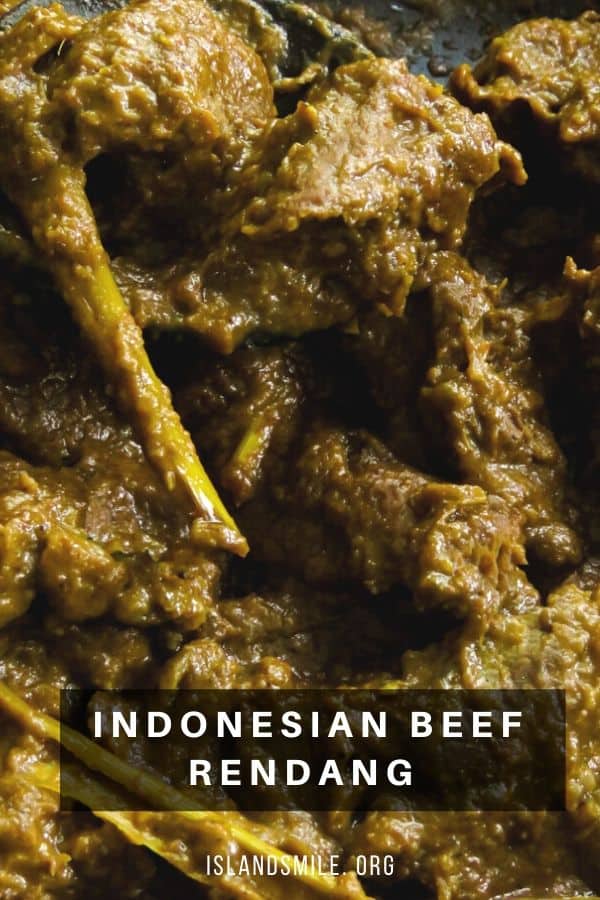 easier than the malaysian rendang recipe with less ingredients. make this easy Indonesian beef rendang curry.