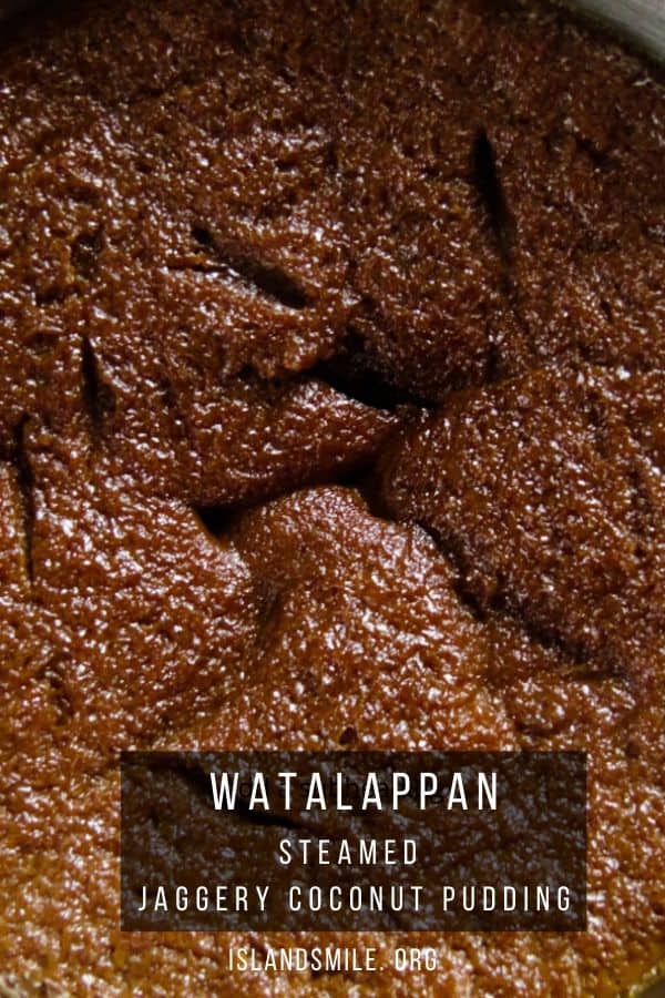 authentic watalappam, a traditional Sri Lankan dessert. jaggery-coconut milk pudding.