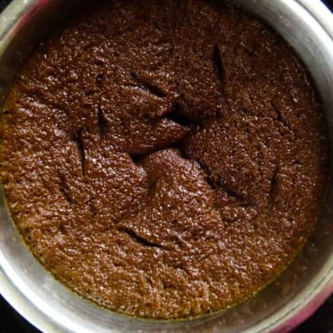 Watalappan(coconut jaggery steamed pudding).