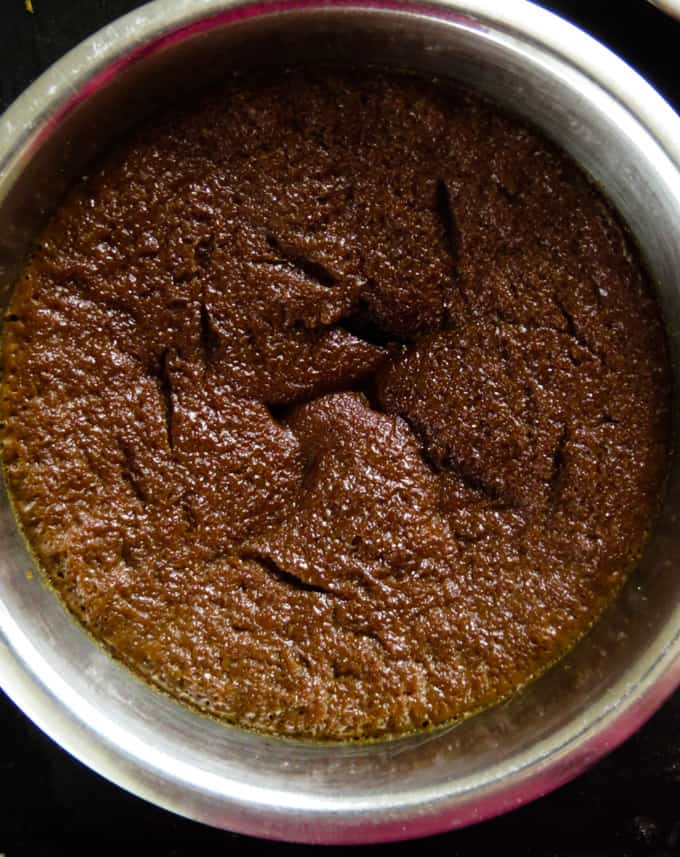 Watalappan(coconut jaggery steamed pudding).