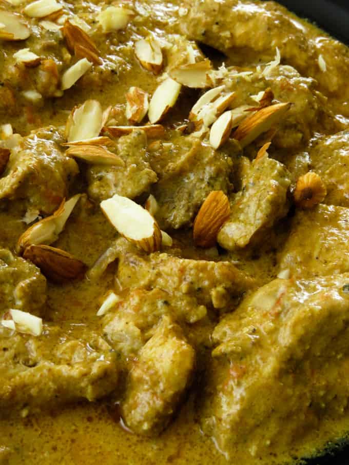 chicken pasanda(Indian almond-badam chicken curry). | ISLAND SMILE