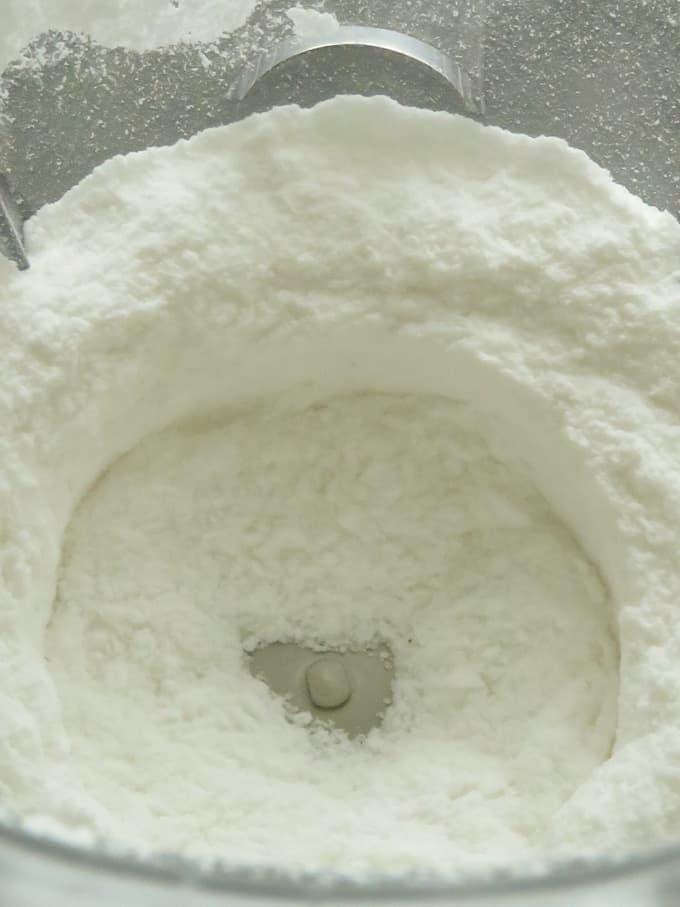 sugar is powdered to make the milk toffee(microwave fudge)..