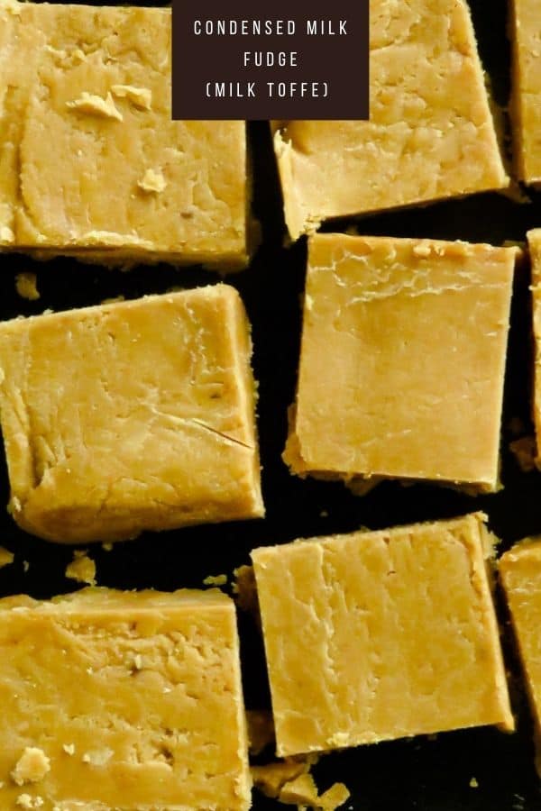 easy to make microwave fudge(milk toffee). the easiest condensed milk fudge you can make .