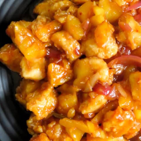 chicken in sweet and sour sauce