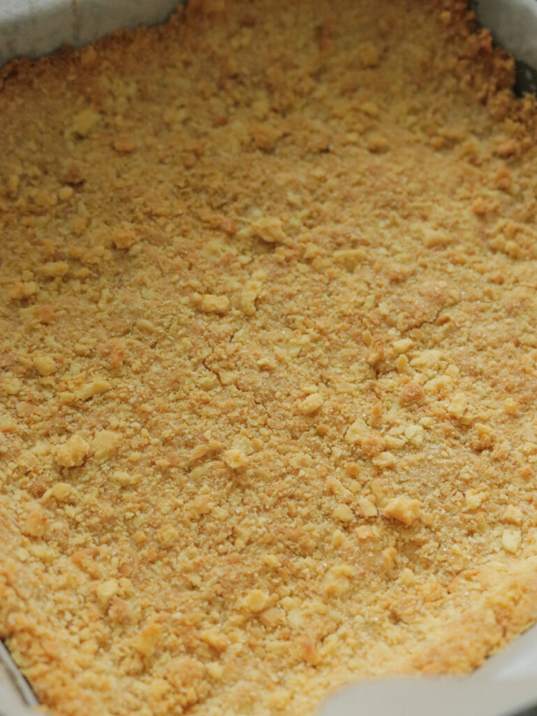 baked graham cracker crust to make the lemon bars.