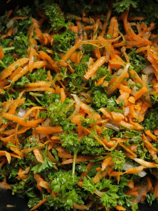 This carrot salad is so easy to make with fresh-garden ingredients.