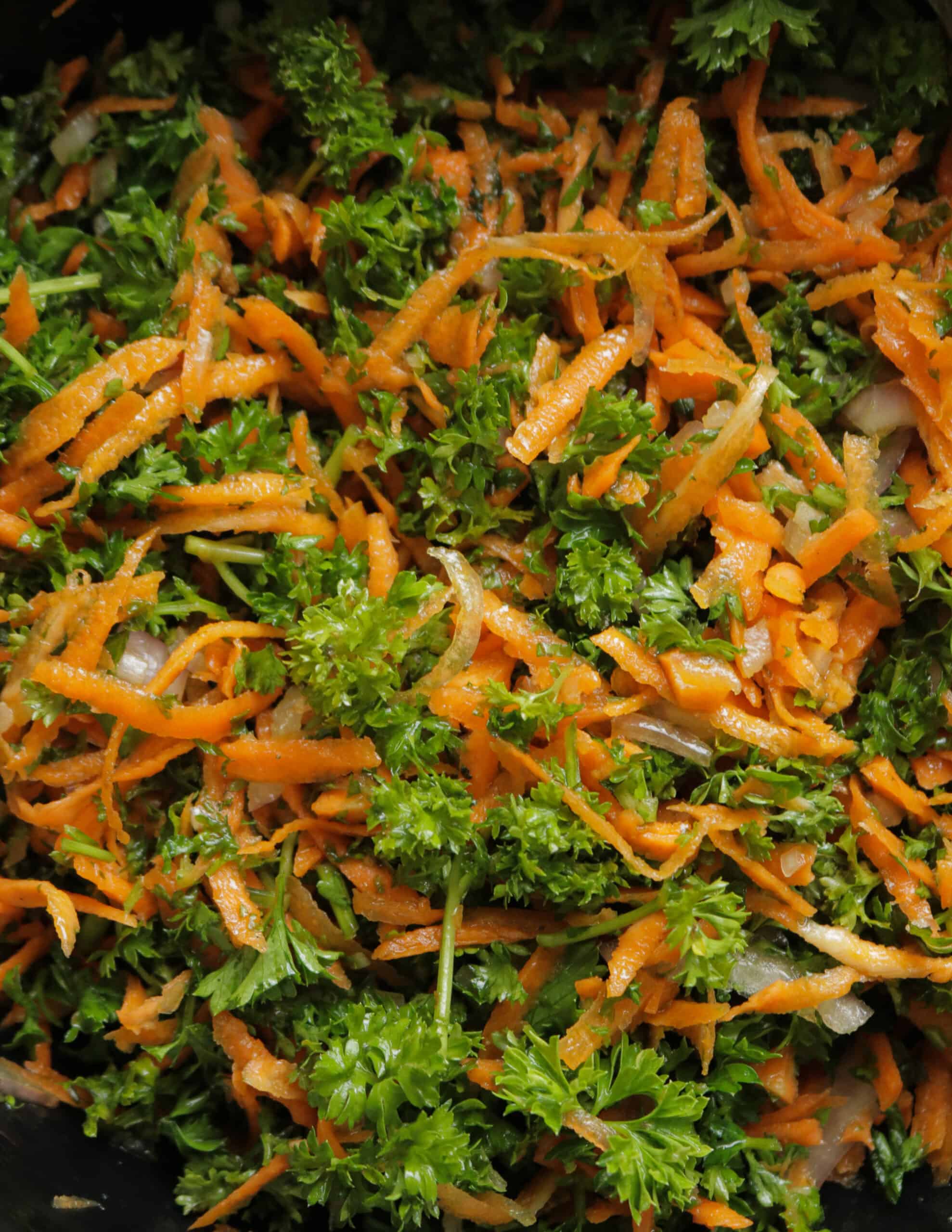 This carrot salad is so easy to make with fresh-garden ingredients.