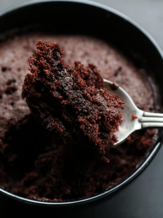 microwave chocolate mug cake