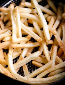 air fryer frozen fries. ISLAND SMILE