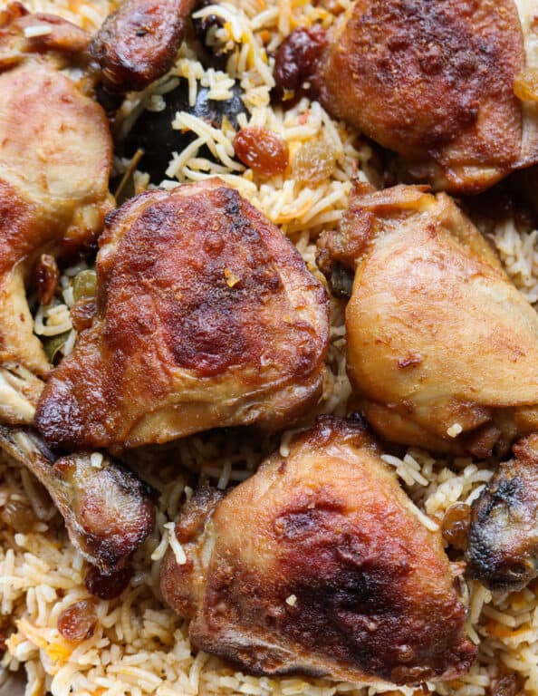 SAUDI KABSA CHICKEN RECIPE(chicken and rice recipe) | ISLAND SMILE
