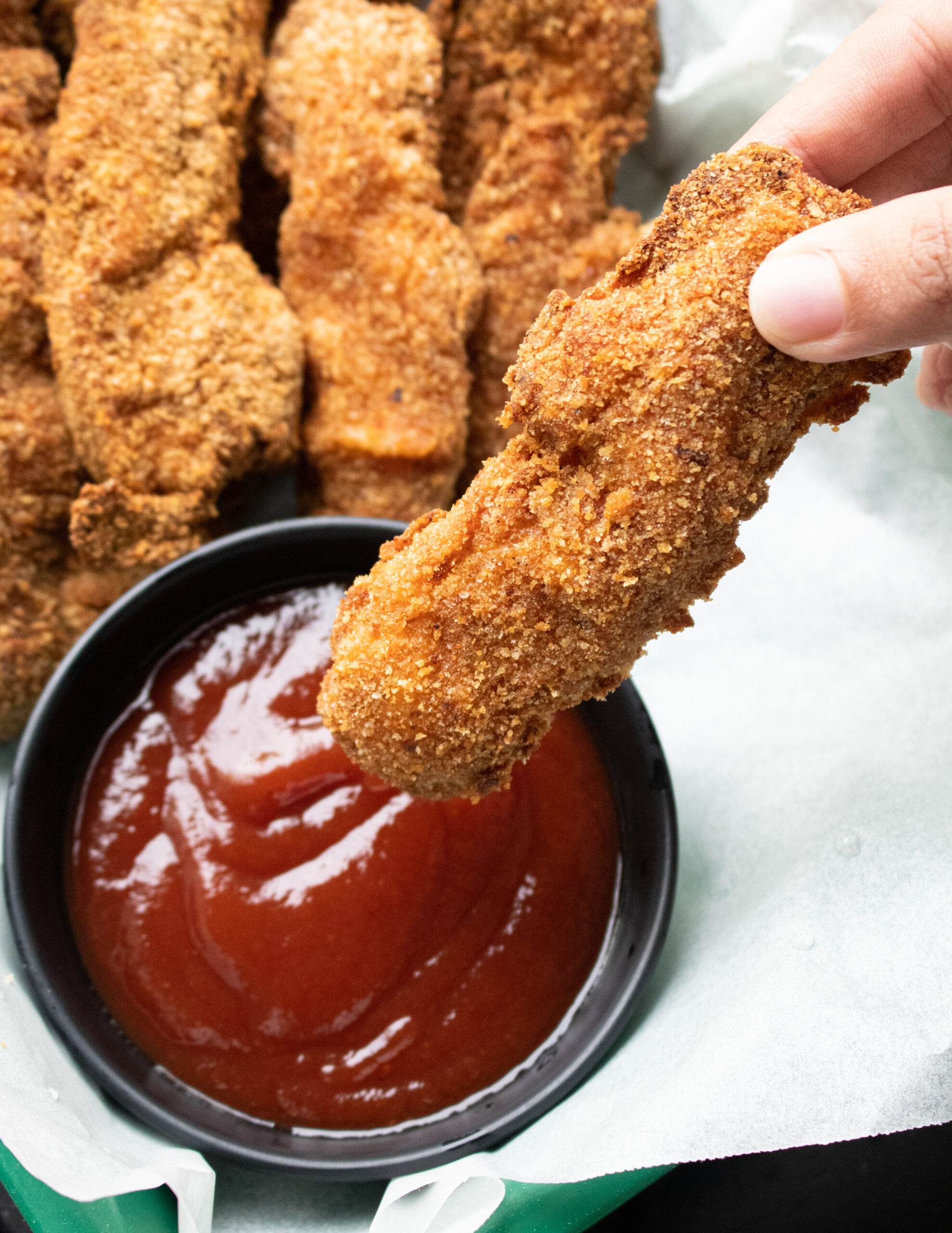 Air fryer chicken breaded tenders