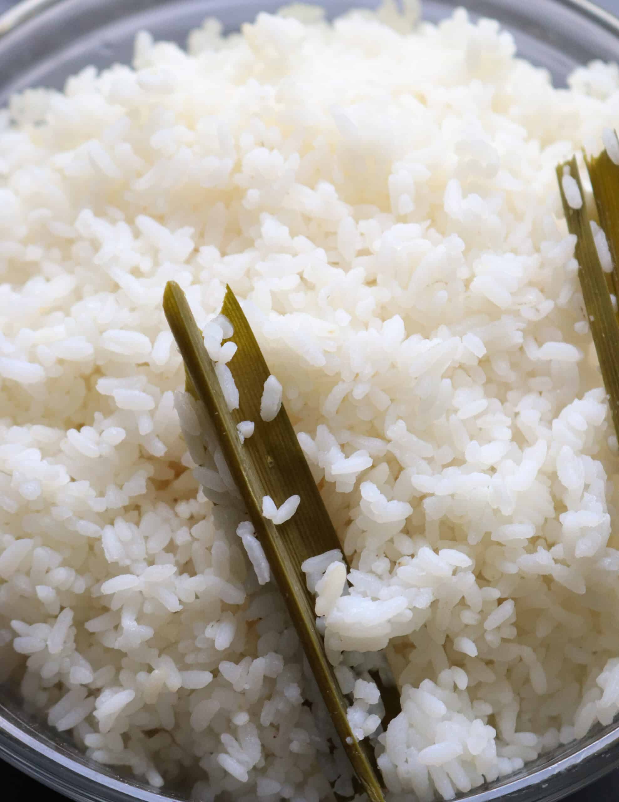 perfectly cooked rice in a bowl