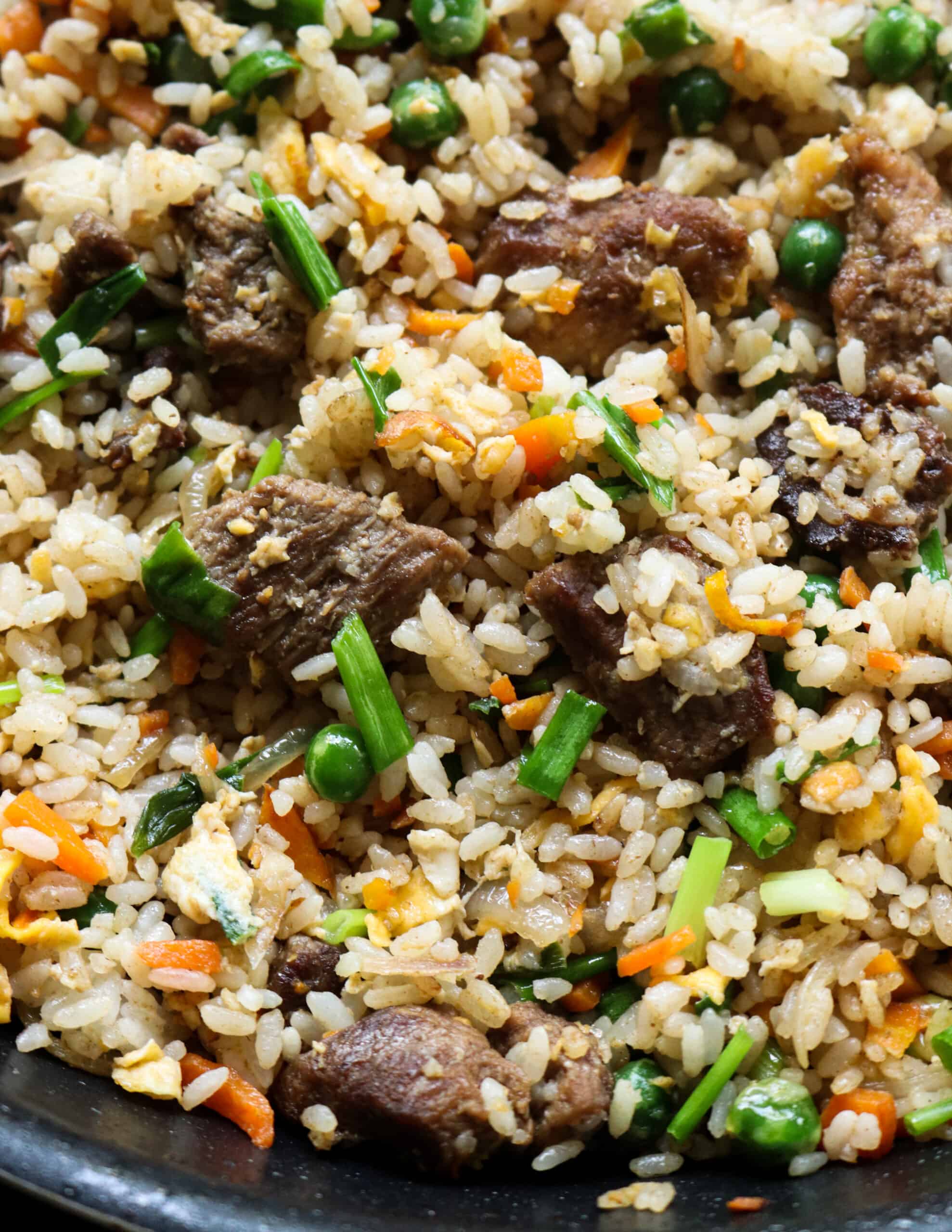 easy beef fried rice.