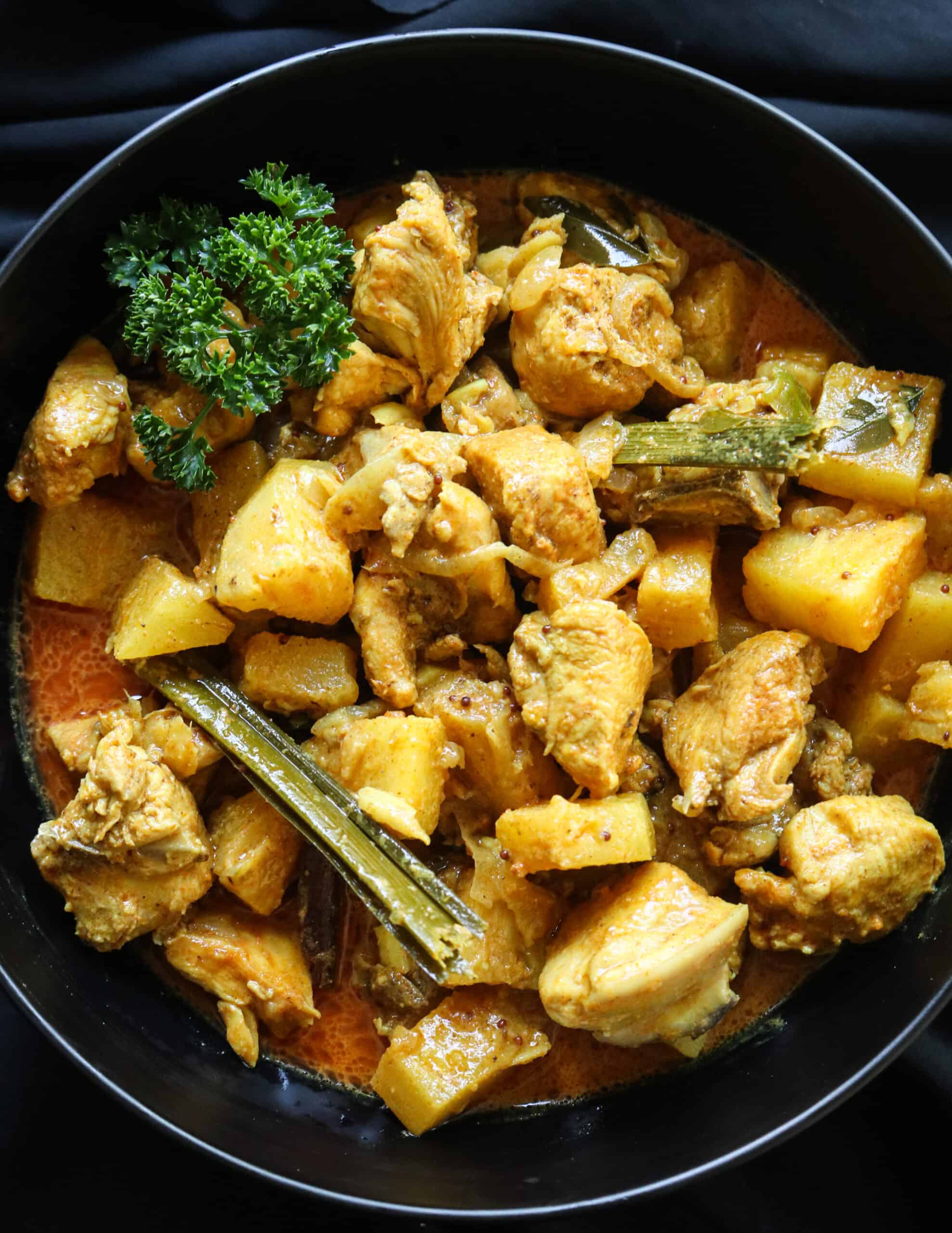 Sri Lankan pineapple chicken curry.