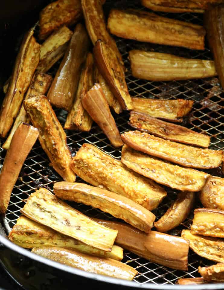 EGGPLANT FRIES IN AIR FRYER(no breading) ISLAND SMILE