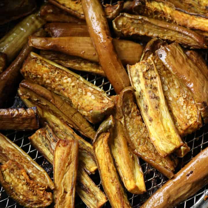 air fryer eggplant fries