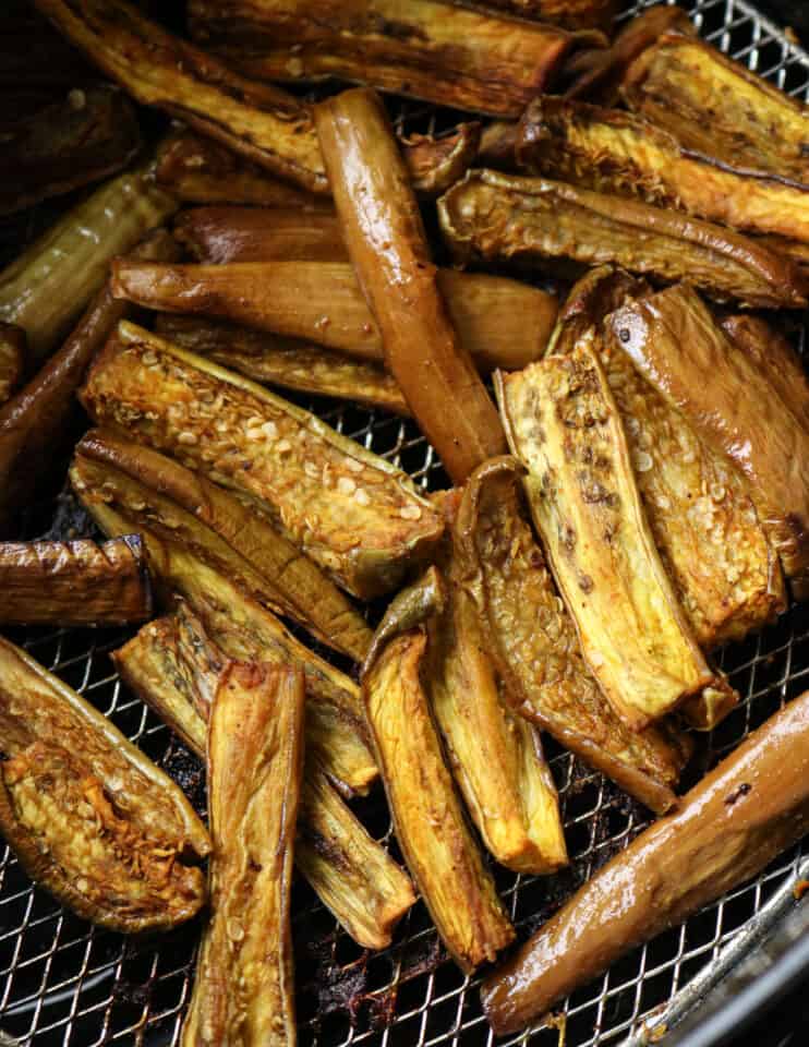 EGGPLANT FRIES IN AIR FRYER(no breading) ISLAND SMILE