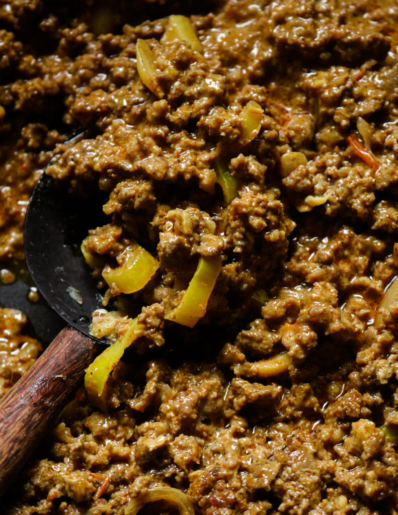 Ground Beef Curry With Coconut Milk Veena Azmanov