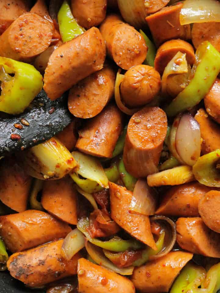 DEVILLED SAUSAGE RECIPE(Sri Lankan) ISLAND SMILE