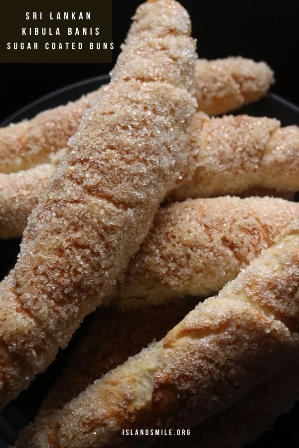 sugar coated kibula banis served on a plate