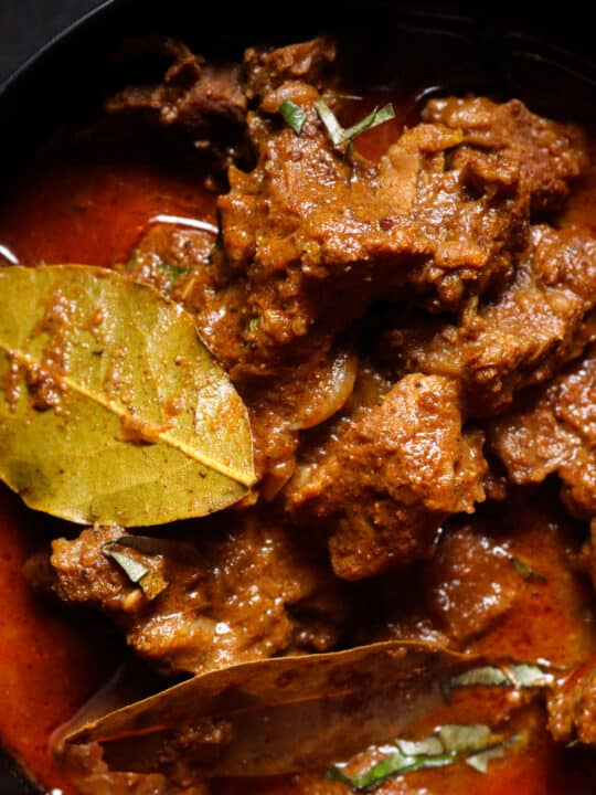 beef curry Indian style.
