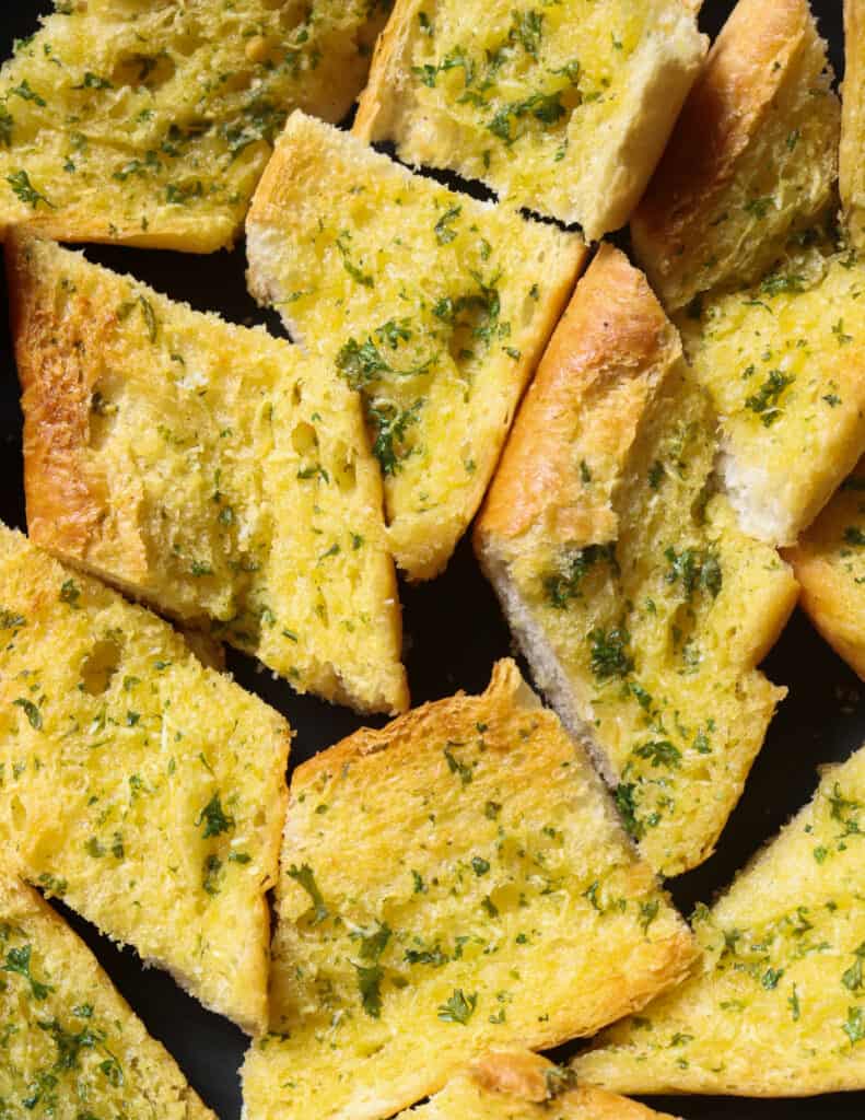 slices of garlic bread