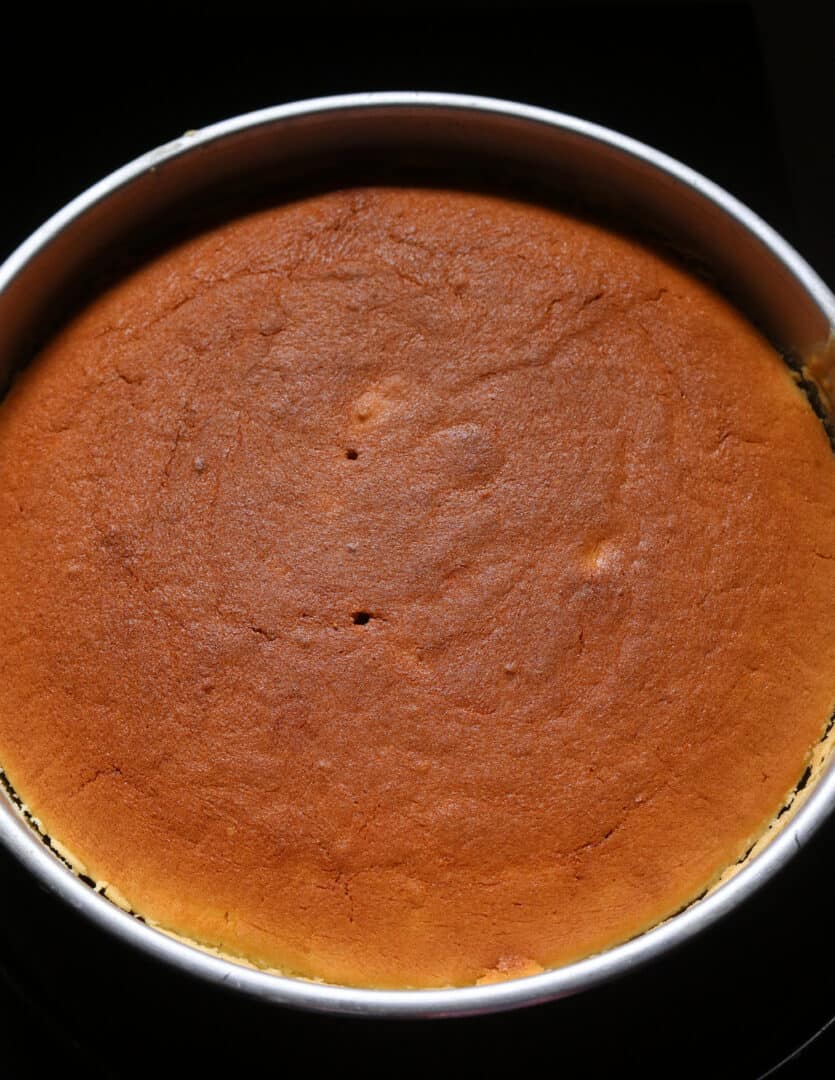 Cake Shell Recipe Passion fruit sponge cake(single layer cake). | ISLAND SMILE