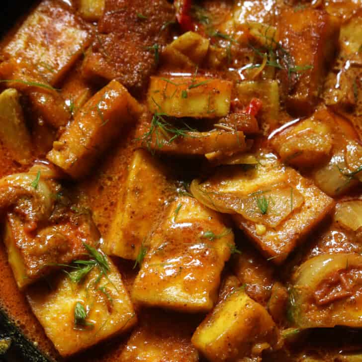 Paneer curry(cottage cheese curry). | ISLAND SMILE