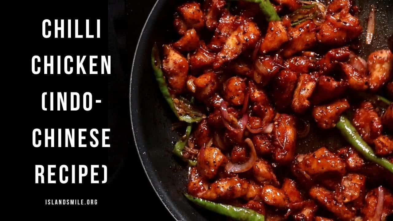 CHILLI CHICKEN (INDO-CHINESE RECIPE)., image size:1280x720