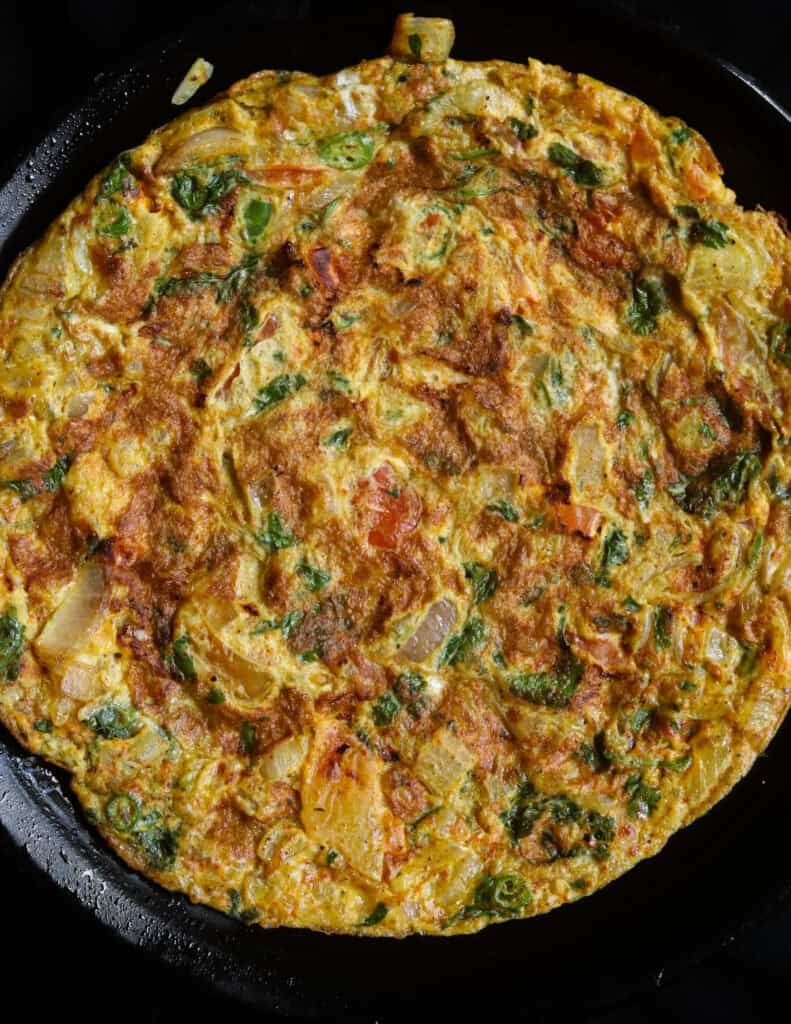 Indian masala omelette recipe. | ISLAND SMILE